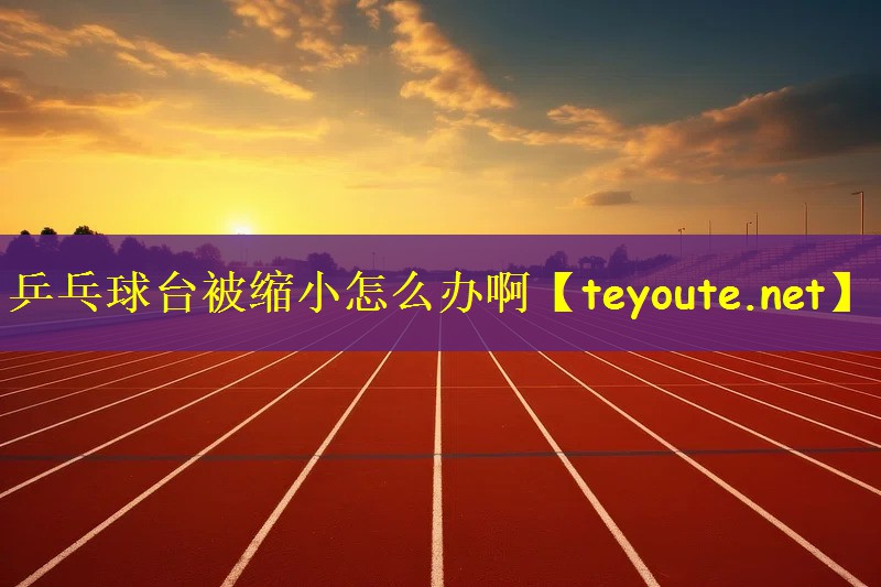 乒乓球台被缩小怎么办啊